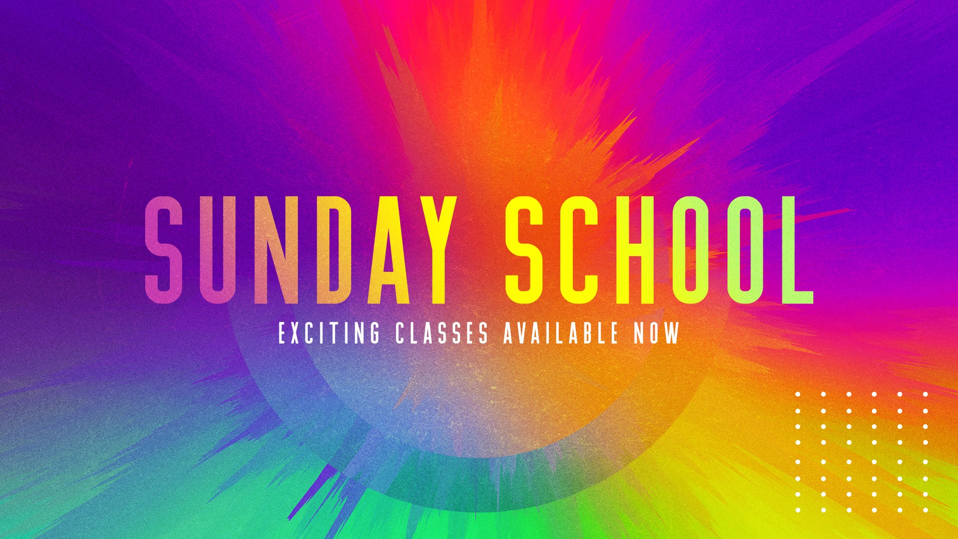 Life Groups Sunday School Classes